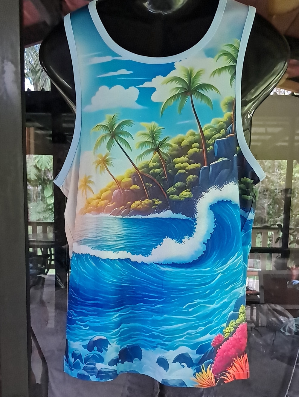Tropical Tank Top For Men